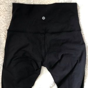 Lululemon align high rise crop tight pant black